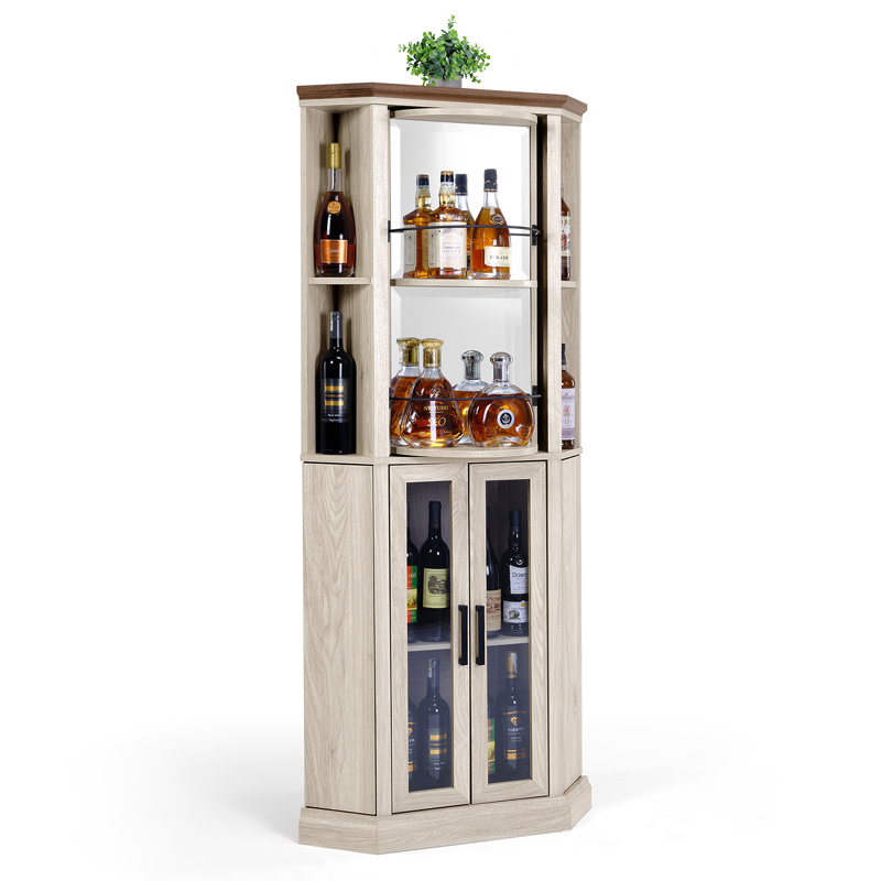 Liquor curio cabinet discount